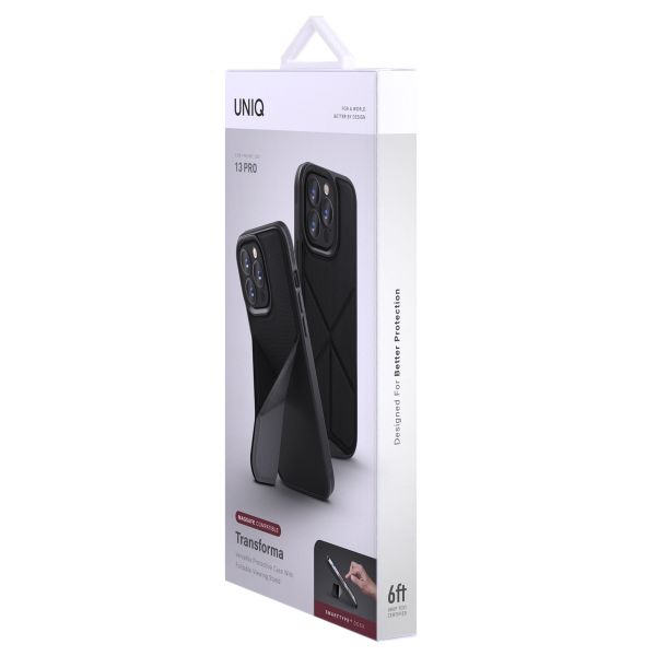 Uniq Coque Transforma avec MagSafe Apple iPhone 13 Pro - Charcoal Grey