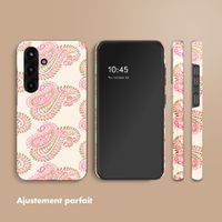 Selencia Coque arrière Vivid Samsung Galaxy S25 - Paisley Blush