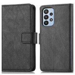 imoshion Étui de télephone portefeuille de luxe Samsung Galaxy A23 (5G) - Noir
