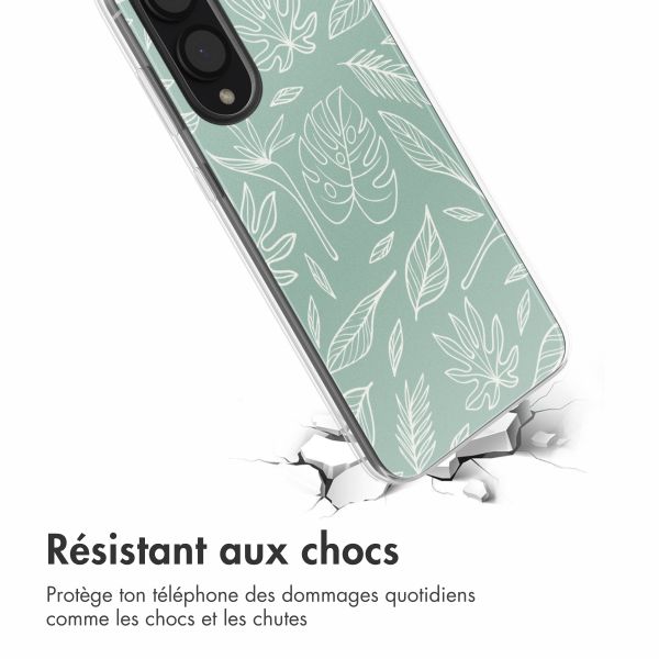 imoshion Coque Design Samsung Galaxy S25 Edge - Leaves Line-Art