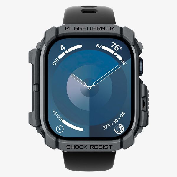 Spigen Coque Rugged Armor™ Apple Watch 10 / 11 - 46 mm - Dark Grey
