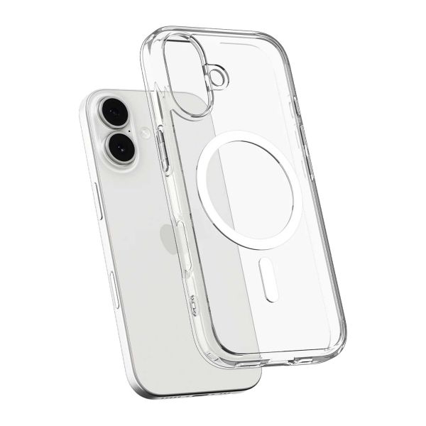 Spigen Coque Ultra Hybrid MagSafe Apple iPhone 17 - Clear / White