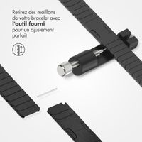 Selencia Bracelet à maillons en acier Apple Watch | 38/40/41/42 mm - Noir