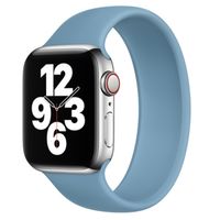 Apple Bracelet Boucle unique en Silicone Apple Watch | 38/40/41/42 mm - Taille 9 - Northern Blue