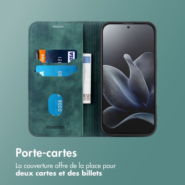 imoshion Étui de téléphone portefeuille Slim Motorola Edge 70 - Vert