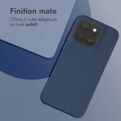 imoshion Coque Couleur Motorola Moto G77 - Bleu foncé
