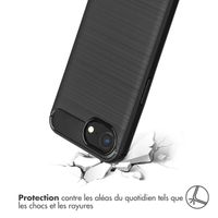 imoshion Coque Brushed Apple iPhone 17e / 16e - Noir