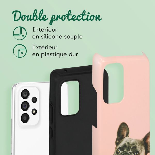 Concevez votre propre coque Tough Samsung Galaxy A53 - Blanc