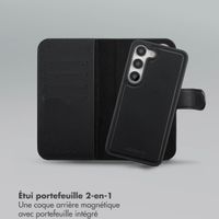 Selencia Étui portefeuille amovible Olyn avec MagSafe Samsung Galaxy S23 - Noir