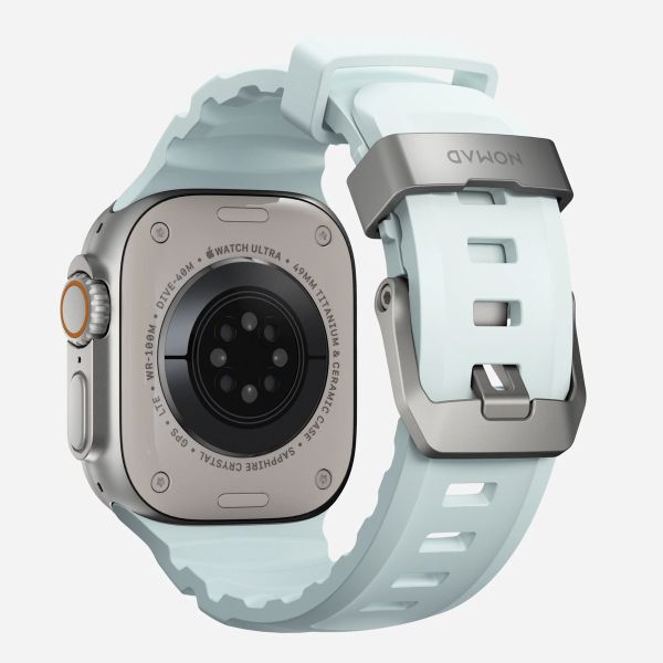 Nomad Bracelet Rocky Point Apple Watch | 44/45/46/49 mm - Icy Blue Glow TItanium