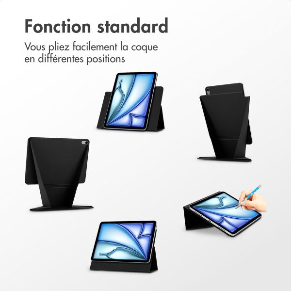 Accezz High Stand tablet case Apple iPad Air 11 pouces (2026) M4 / (2025) M3 / (2024) M2 / Air 5 (2022) / Air 4 (2020) - Noir
