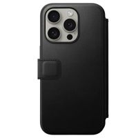 Nomad Étui de télephone portefeuille Modern Leather Folio Apple iPhone 15 Pro - Noir