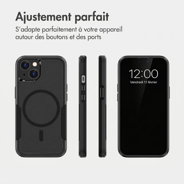 imoshion Coque arrière avec MagSafe Apple iPhone 14 / 13 - Noir