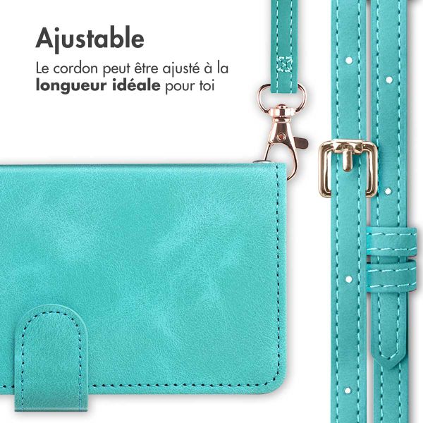 imoshion Etui de télephone portefeuille avec cordon Samsung Galaxy S23 - Turquoise