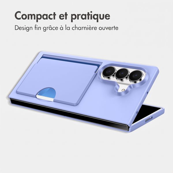 imoshion Backcover avec porte-cartes Samsung Galaxy Z Fold 8 Ultra - Lilas