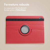 imoshion Coque tablette rotatif à 360° Apple iPad 6 (2018) 9.7 pouces / iPad 5 (2017) 9.7 pouces - Rouge foncé