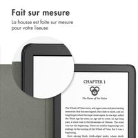 imoshion Étui de liseuse portefeuille Canvas Amazon Kindle (2024) / Amazon Kindle (2022) 11th gen - Violet