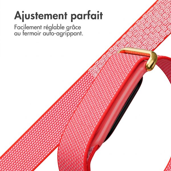 imoshion Bracelet en nylon Fitbit Air - Rouge