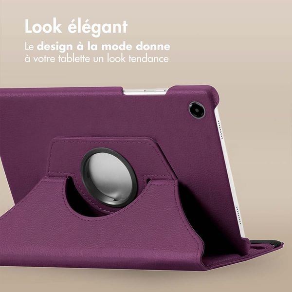 imoshion Coque tablette rotatif à 360° Samsung Galaxy Tab A8 - Violet