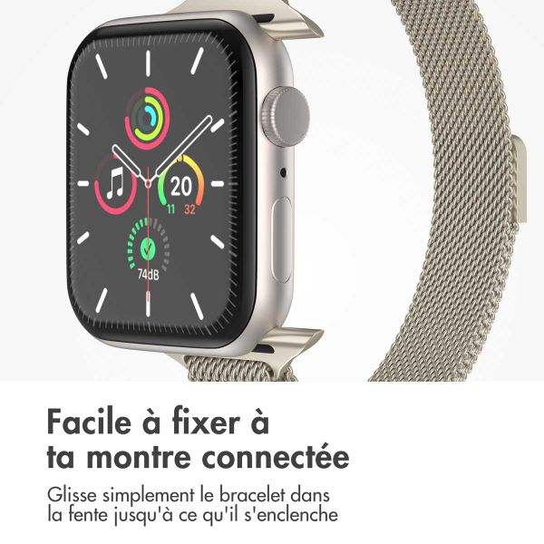 imoshion Bracelet slim Milanese Apple Watch | 38/40/41/42 mm - Champagne