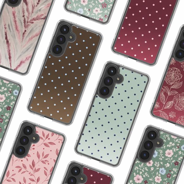 imoshion Coque Design Samsung Galaxy S24 - Polka Dot Bruin