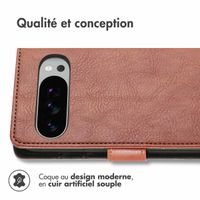 imoshion Étui de télephone portefeuille de luxe Google Pixel 10 Pro XL - Marron