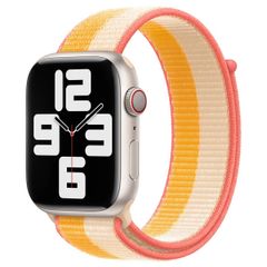 Apple Bracelet Sport Loop Apple Watch | 44/45/46/49 mm - Maize/White
