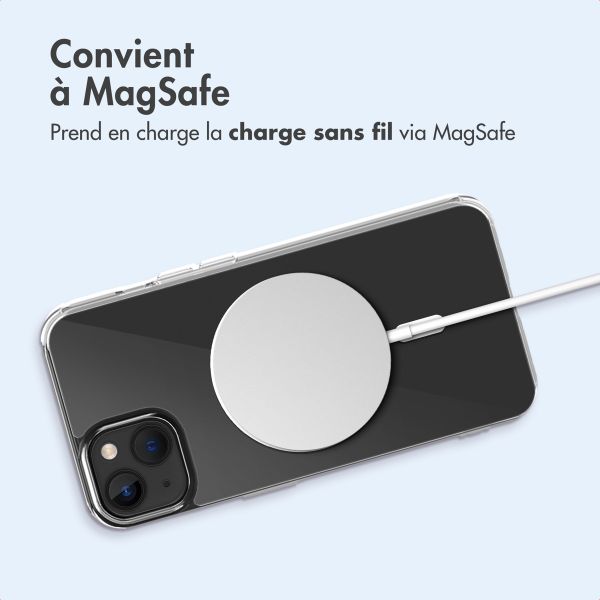 imoshion Coque arrière de protection avec MagSafe Apple iPhone 15 Plus - Transparent