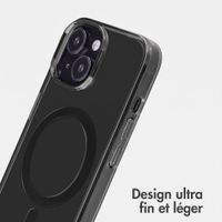 Accezz Lite coque arrière avec MagSafe Apple iPhone 15 - Smokey Clear