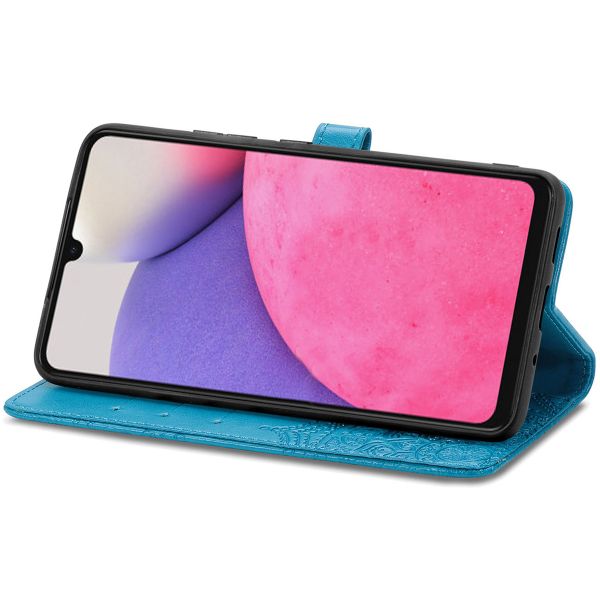imoshion Etui de télephone Mandala Samsung Galaxy A33 - Turquoise