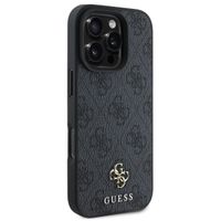 Guess Coque 4G Metal Logo MagSafe Apple iPhone 16 Pro Max - Noir