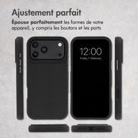 Accezz Coque Tough avec MagSafe Apple iPhone 18 Pro Max / 17 Pro Max - Noir