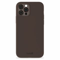 Holdit Coque Silicone Apple iPhone 12 (Pro) - Chocolate