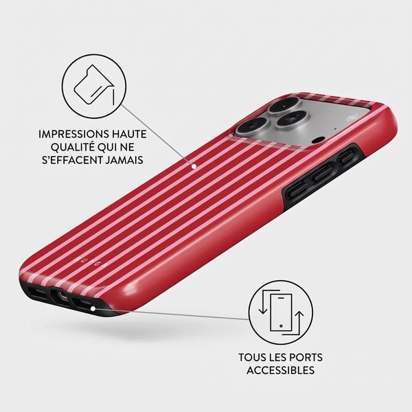 Burga Coque Tough MagSafe Apple iPhone 17 Pro - Strawberry Jam