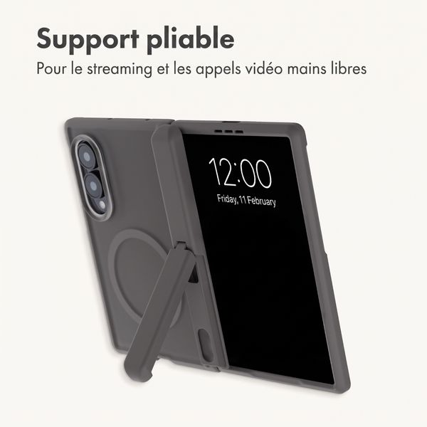imoshion Color Guard avec MagSafe et support Samsung Galaxy Z Fold 8 - Gris
