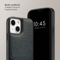 Selencia Coque de télephone Nova avec cordon et porte-cartes Apple iPhone 14 / 13 - Noir
