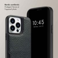 Selencia Coque de télephone Nova avec cordon et porte-cartes Apple iPhone 14 Pro - Noir
