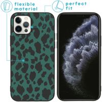 imoshion Coque Design Apple iPhone 12 (Pro) - Green Leopard