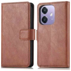 imoshion Étui de télephone portefeuille de luxe Oppo A40 (4G) / Oppo A40M (4G) / Oppo A60 (5G) - Marron