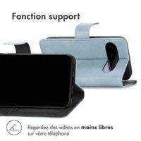 imoshion Étui de télephone portefeuille de luxe Google Pixel 11 - Bleu clair