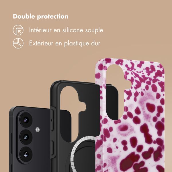 Selencia Coque arrière Vivid avec MagSafe Samsung Galaxy S26 - Cosmic Orchid