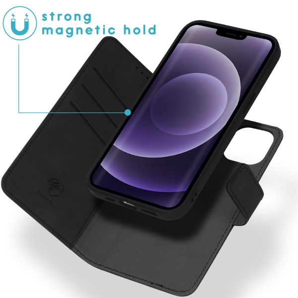 imoshion Etui de télephone luxe 2-en-1 amovible Apple iPhone 13 - Noir