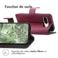 imoshion Étui de télephone portefeuille de luxe Google Pixel 8a - Bordeaux