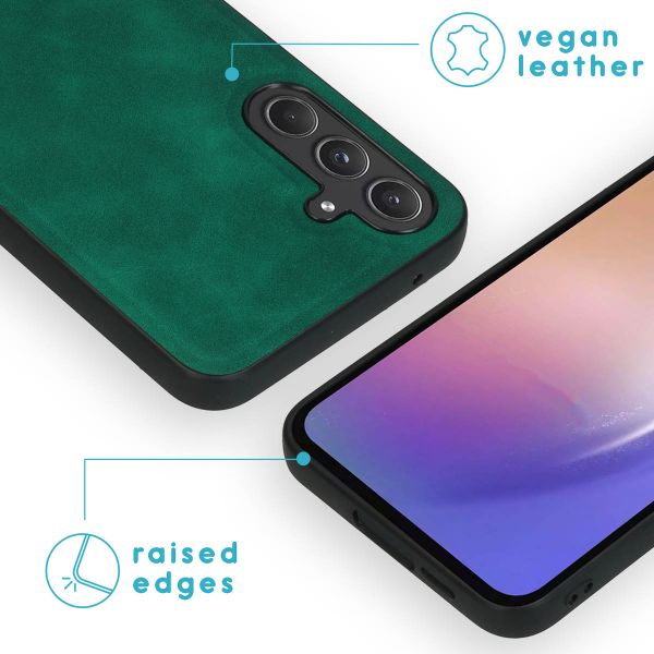 imoshion Etui de télephone luxe 2-en-1 amovible Samsung Galaxy A55 - Vert foncé