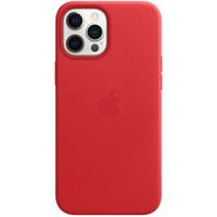 Apple 4 Pack Coque Leather Apple iPhone 12 Pro Max - California Poppy + Red + Deep Violet + Black