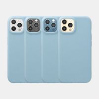 imoshion Coque arrière Texture iPhone 12 / 12 Pro - Bleu clair