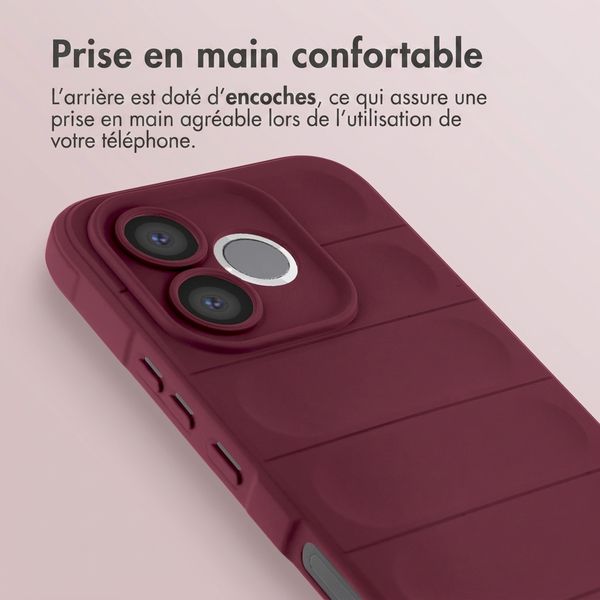 imoshion EasyGrip Backcover Honor 600 Lite - Aubergine