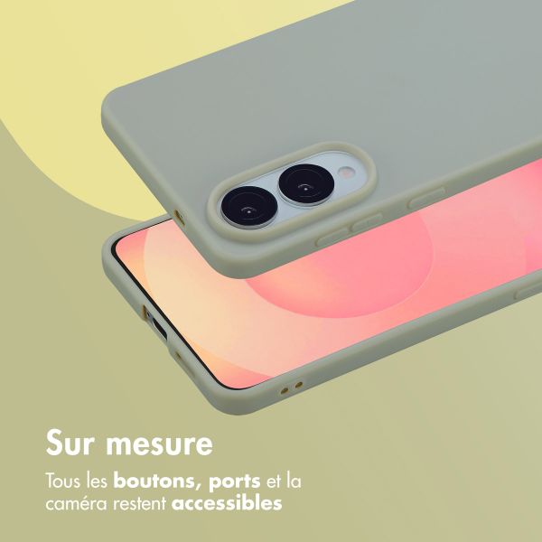 imoshion Coque Couleur Samsung Galaxy S25 Edge - Gris