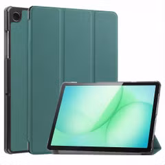 imoshion Coque tablette Trifold Samsung Galaxy Tab A11 Plus - Vert foncé