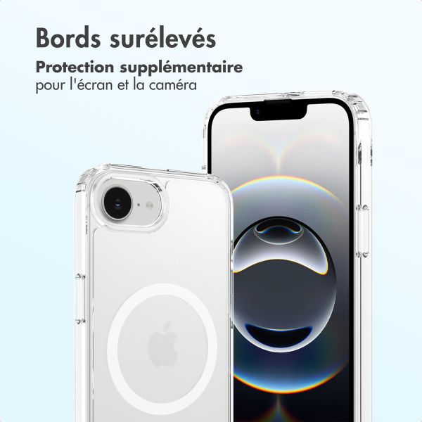 Accezz Coque arrière Xtreme Impact avec MagSafe Apple iPhone 17e / 16e - Transparent